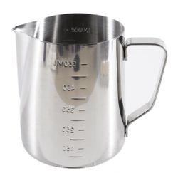 Питчер молочник 600 мл Latte Pro d 9,3 см h11,3 см нерж. с мерн. риск. P.L.- Barbossa
