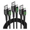 Набор кабелей INIU USB-A - USB-C 3 шт. (D3C-3P) Black / Черный