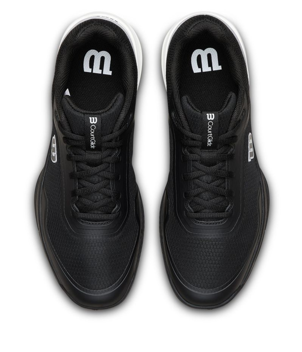 Мужские теннисные кроссовки Wilson Court Glide - black/white/lunar rock