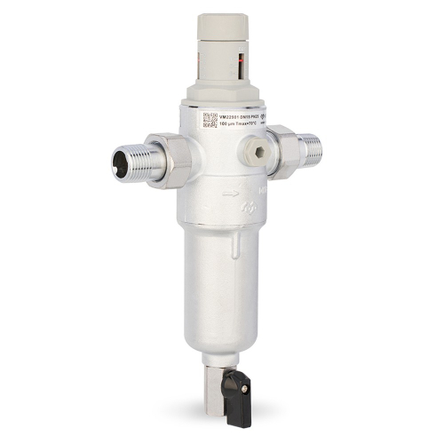 Фильтр сетчатый VARMEGA промывной, комбинированный 1/2", PN25, для ГВС и ХВС, VM22901