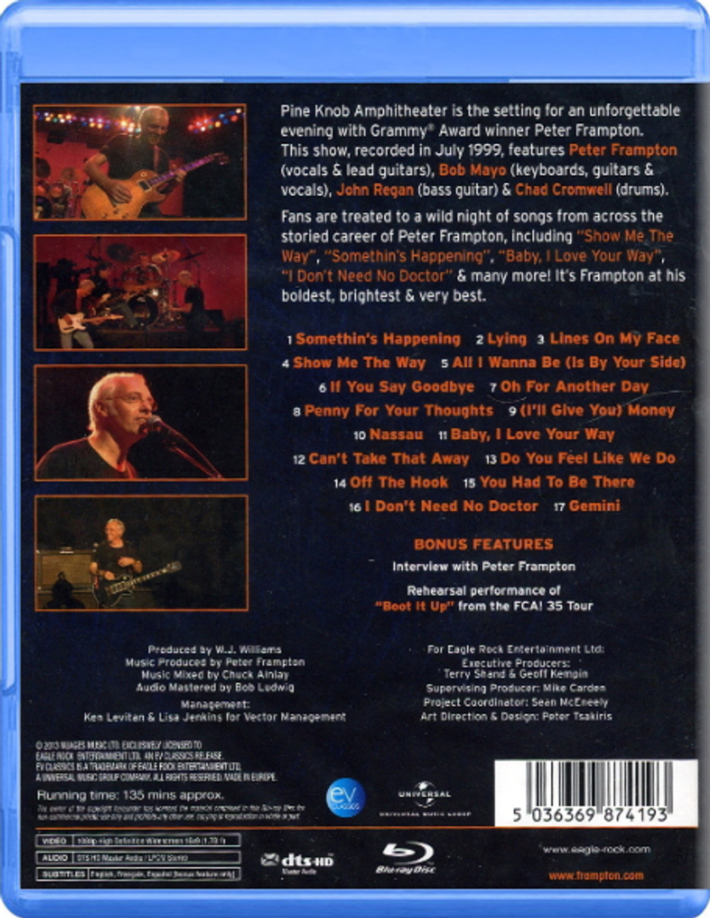 Peter Frampton / Live In Detroit (Blu-ray)