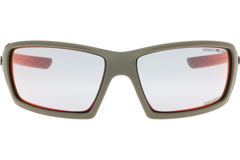 Спортивные очки GOG Ellbrus / Matt Green-Black / Photochromic Red Lens