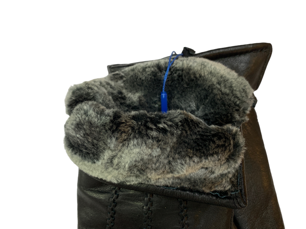 Перчатки. Мужские. Материал верха: Кожаные. Подклад: Мех. 5 шт в упаковке.