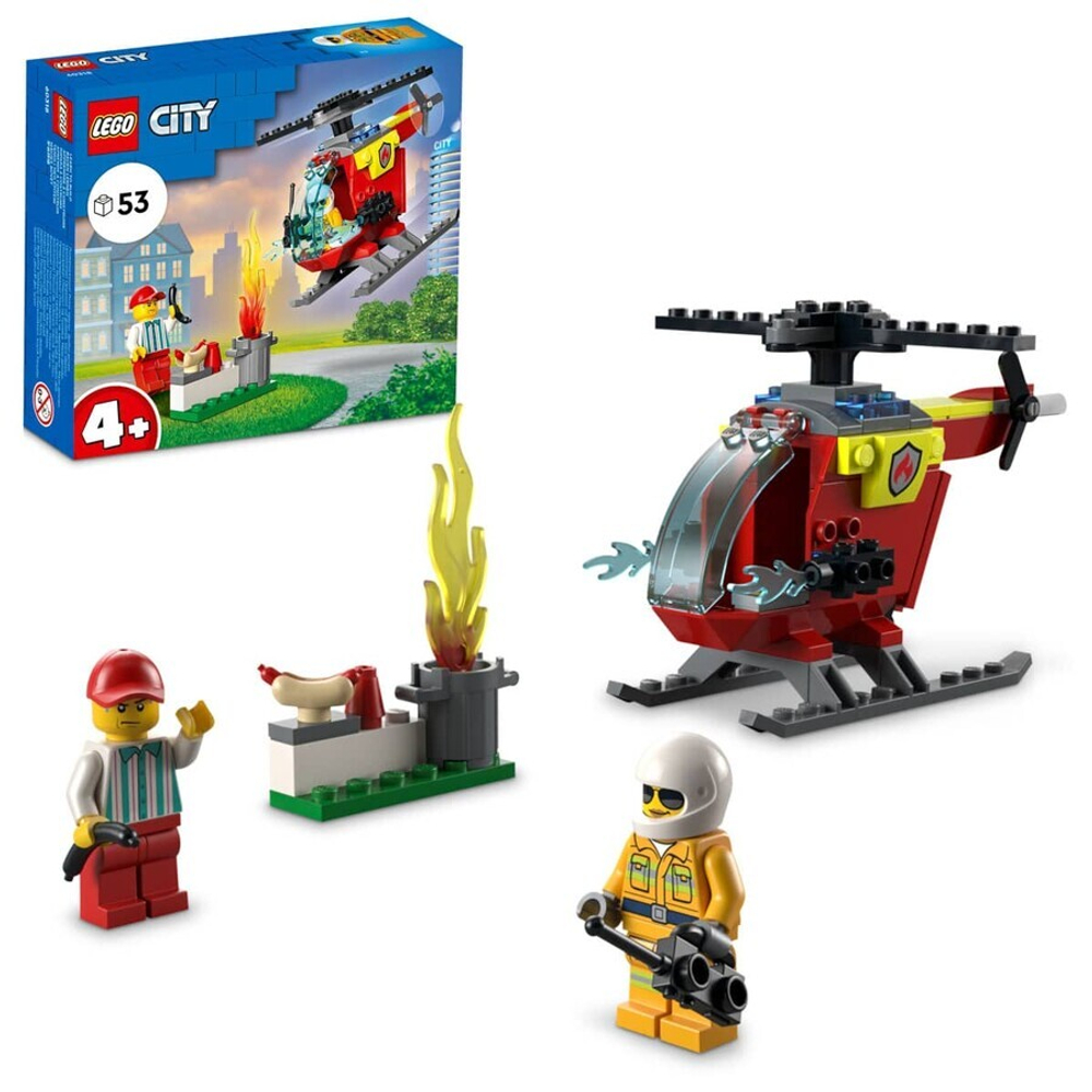 Конструктор LEGO City 60318 Пожарный вертолёт