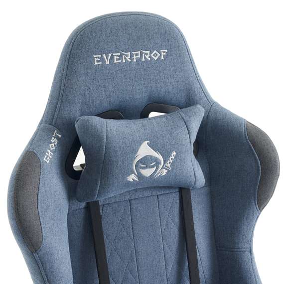 Геймерское кресло Everprof Ghost Ткань Синий