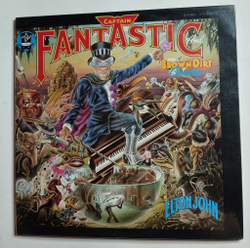 Винтажная виниловая пластинка LP Elton John Captain Fantastic And The Brown Dirt Cowboy (Japan 1975) (No Obi, 2 Booklets)