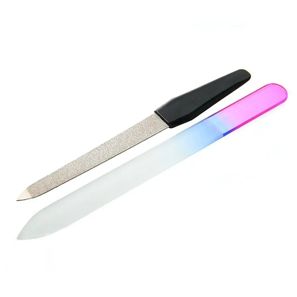 Маникюрный набор на блистере, 2 предмета «Ultramarine» (пилка металлическая и пилка стеклянная)