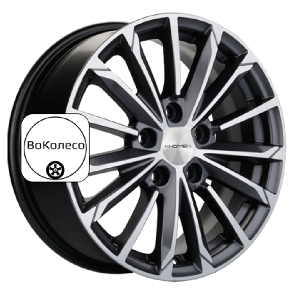 6,5x16/5x108 ET43 D65,1 KHW1611 (Evolute i-Pro) Gray-FP Khomen Wheels