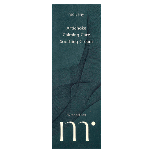 Molvany, Calming Care, артишок, успокаивающий крем, с артишоком, 100 мл (3,38 жидк. унции)