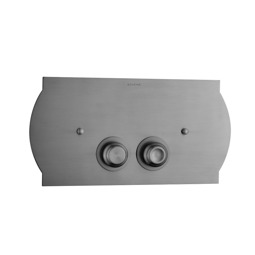 Кнопка для инсталляции, нержавеющая сталь Gun Metall