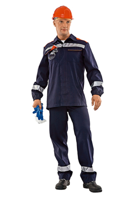 Костюм ХИМОГРАД цв. т-син-оран. тк. Химосейф