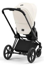 Коляска 3 в 1 Cybex Priam IV Matt Black complete и автокресло Cloud T i-Size Cozy Beige Plus Off White