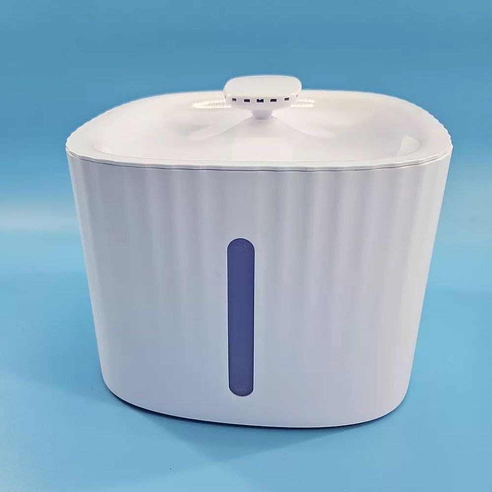 Фонтан-поилка для домашних животных «Чистый котик» с LED-подсветкой, Размер 195*195*152 мм, 3л