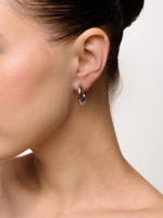 Серьги "Wing lime" Silver