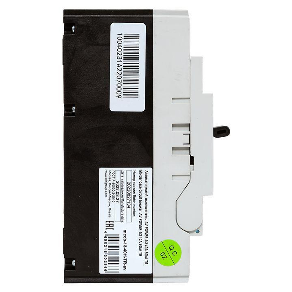 Выключатель автоматический 40А 80кА AV POWER-1/3 TR AVERES EKF mccb-13-40H-TR-av