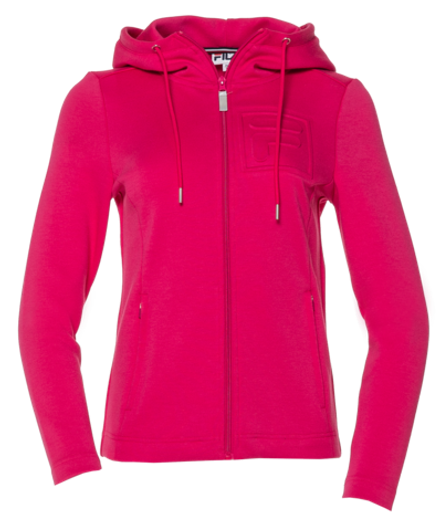 Женская теннисная куртка Fila Jacket Ruby W - pink peacock