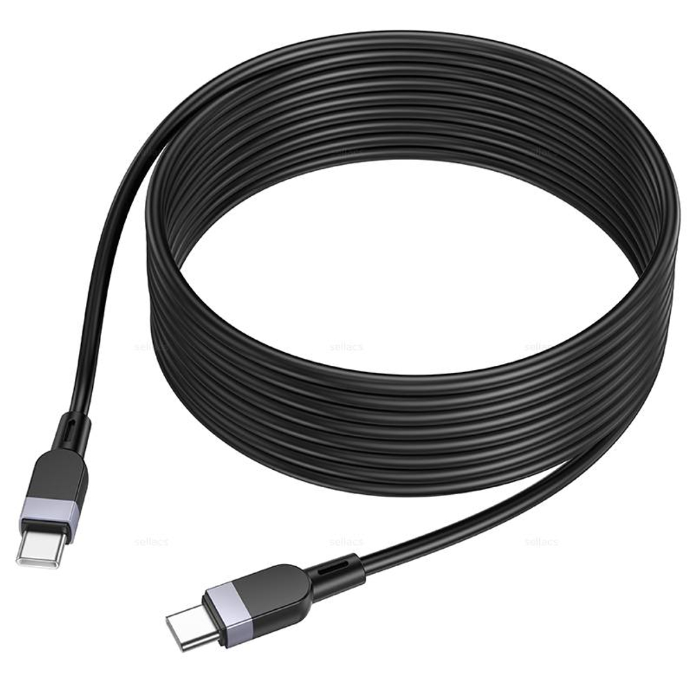 Кабель Type-C на Type-C 60W Hoco X109 3m (black) (Краснодар склад)
