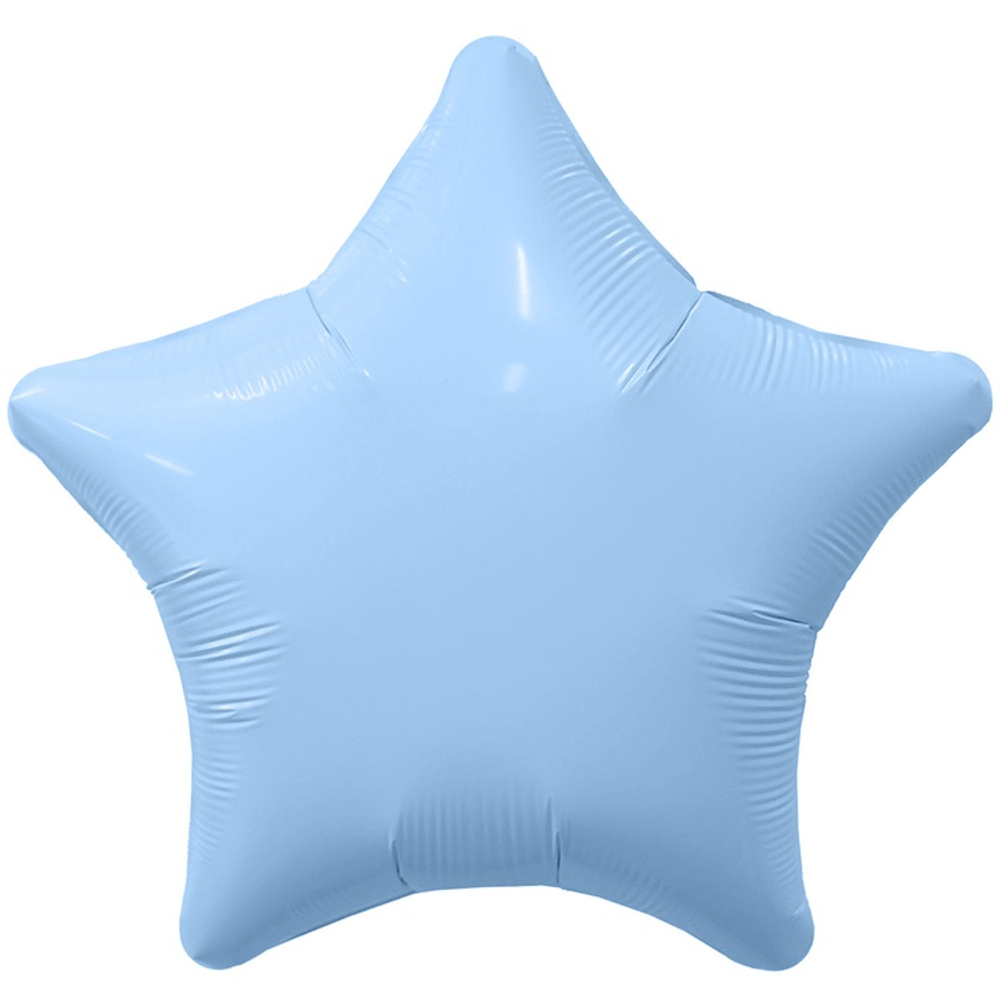 Шар фольгированный Звезда 46 см (Голубой)