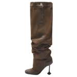 LOEWE Toy Over the knee Boots 9.5cm Women"s Umber