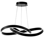 749487 Люстра SATURNO LED 60W 2760LM ЧЕРНЫЙ 3000K