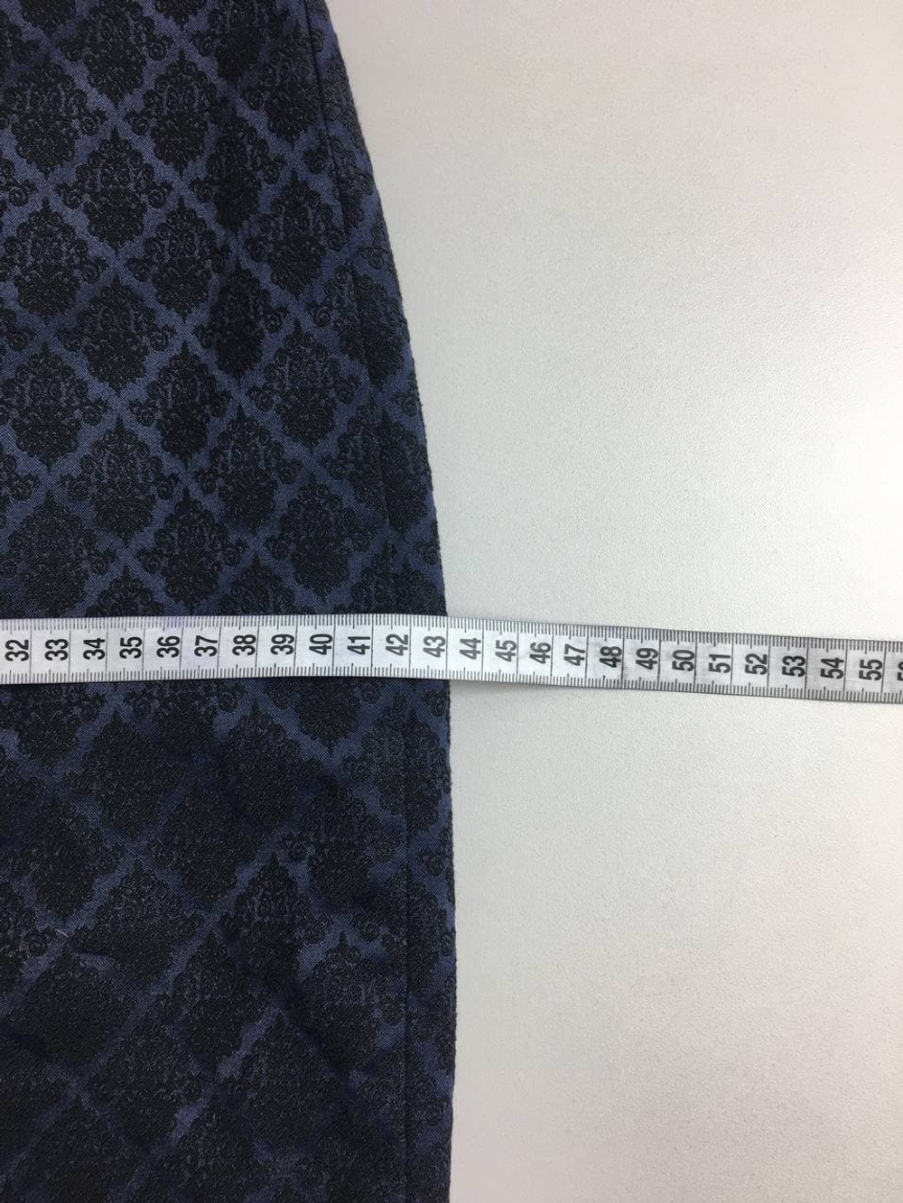 Юбка прямая темно-синяя 42 размер