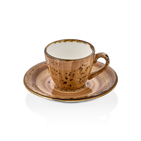 Кофейная пара "Vintage" 75мл. фарфор By Bone