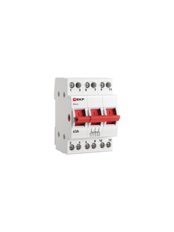 Переключатель трехпозиционный ТПС-63 3P 63А PROxima EKF TPS363