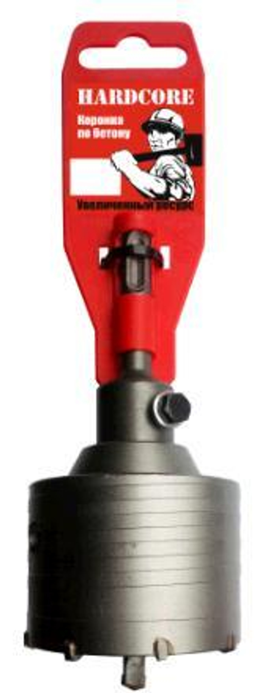 Коронка кольцевая по камню SDS+ 110мм  в сборе (адаптер+св) /Hardcore   110110