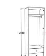 Омега 18 Шкаф для одежды