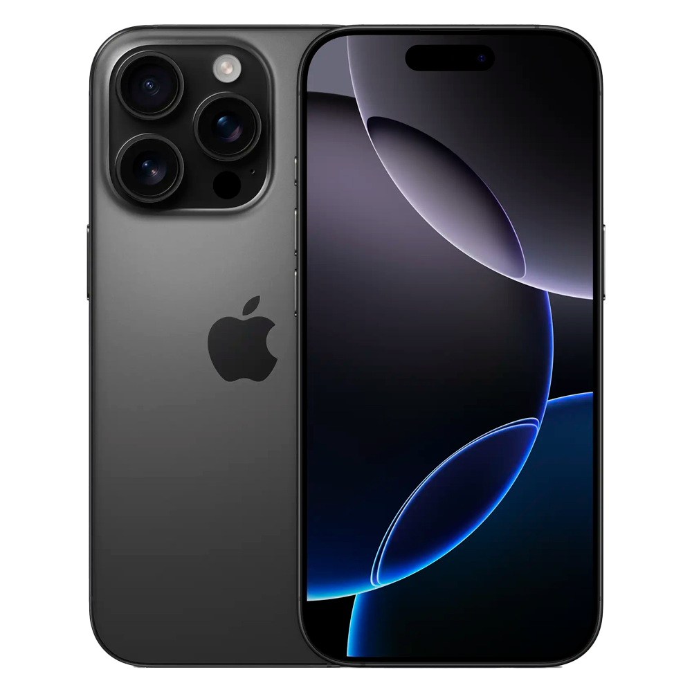 Смартфон Apple iPhone 16 Pro 512GB, Dual Sim, Black Titanium (Титановый черный)