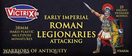 Early Imperial Roman Legionaries Attacking