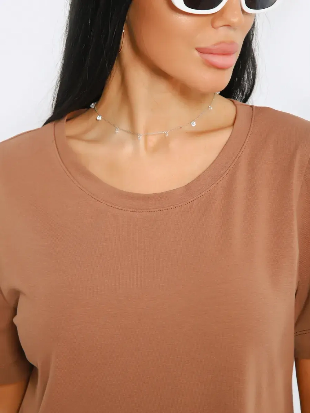 Платье хлопок однотон большие размеры