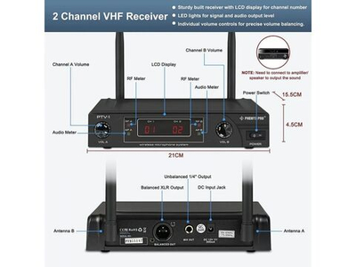 Беспроводная микрофонная система Phenyx Pro PTV-1 1H1B