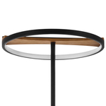 723727 Торшер LODI LED 9W 720LM ЧЕРНЫЙ/ДЕРЕВО 3000K