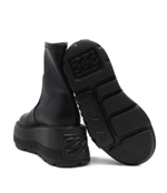 Кожаные ботильоны на платформе malleolo lab Casadei - черный(2Q160T070NLABBB)