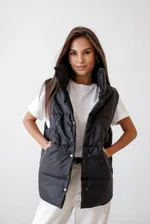 Жилет ko-ko-ko женский утеплённый черный