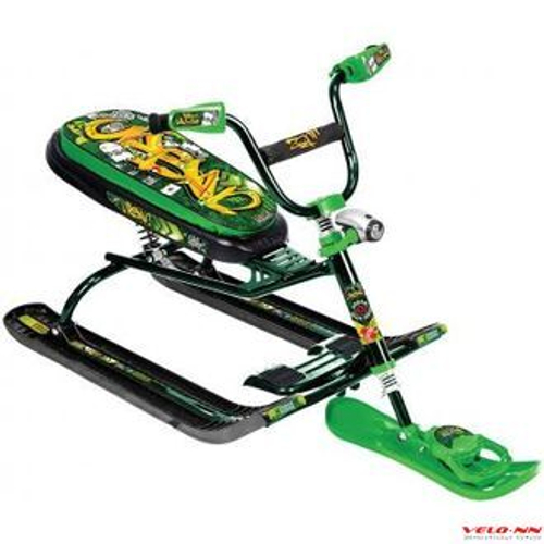 Снегокат Nika Snowdrive Граффити ЗЕЛЕНЫЙ 270мм*1 СНД3/ГЗ