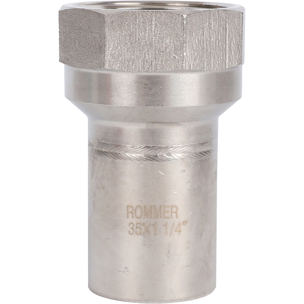 ROMMER Вставка с ВР 35x1 1/4" из нержавеющей стали прессовой