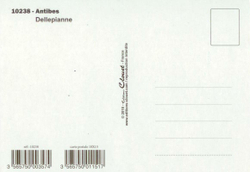 Открытка Antibes Cote d`Azur размер 10,5 х 15 см
