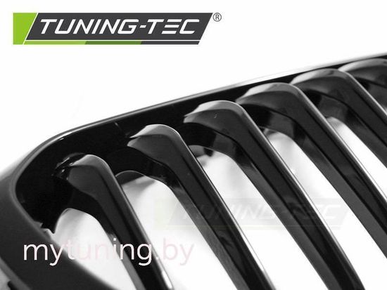 Решетка (ноздри) радиатора GLOSSY BLACK для BMW 1 F20 F21 LCI