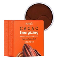 Патчи для области вокруг глаз разглаживающие с экстрактом какао Petitfee Cacao Energizing Hydrogel Eye Mask 60шт