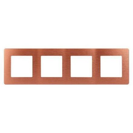 Рамка 4-м 12-5104-14 сатин медь Эра Б0052537