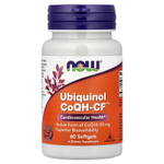 NOW Foods, убихинол CoQH-CF™, 50 мг, 60 капсул
