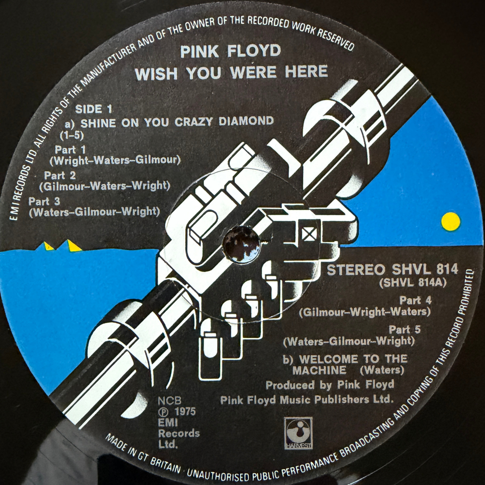 Pink Floyd ‎– Wish You Were Here (Скандинавия 1975г.)