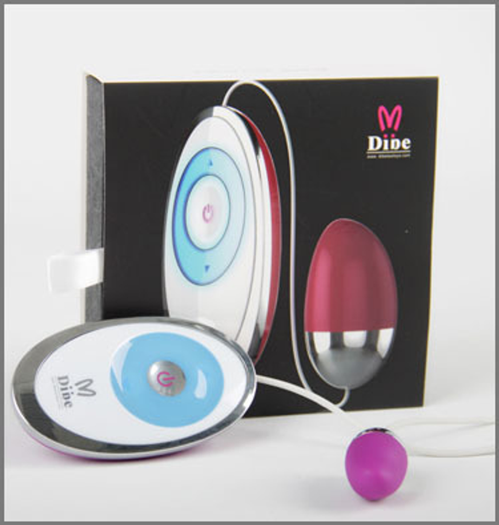 Сиреневое сенсорное виброяйцо Egg Touch