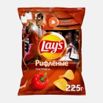 Чипсы Lays Рифлёные Паприка 225г