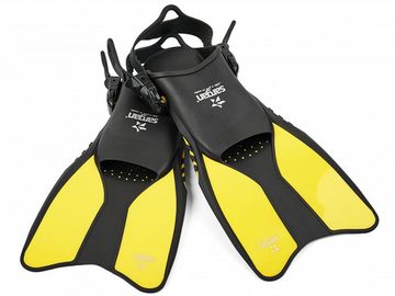 Ласты детские регулируемые Sargan Релакс желтые