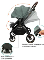 Прогулочная коляска Luxmom K92 (реверсивный блок) /светло-серый цвет