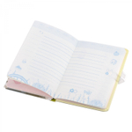 Блокнот 13,5 см * 19,5 см , 7БЦ, Alingar, мат. ламинация, код. замочек, ручка, 80л., диз. внутр. блок, линия, "Приключения в космосе"