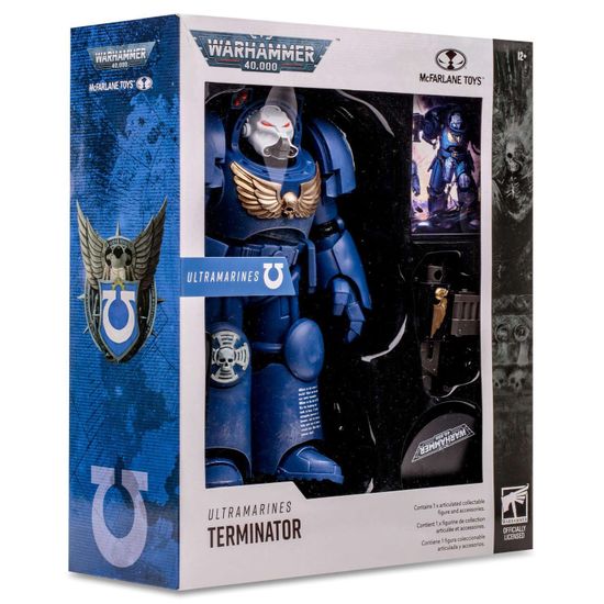 Фигурка McFarlane Warhammer 40k Ultramarines Terminator, 20 см / Фигурка по мотивам вселенной "Warhammer 40,000"